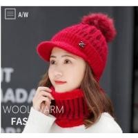 ราคา Afterthat TB113 หมวกไหมพรมกันหนาวสตรี แบบมีปีก พร้อมปลอกคอ (20239379273)