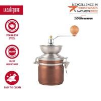ราคา La Cafetiere Copper Traditional Coffee Grinder with Manual Assembly Consistency Grind Stainless Steel Sleek Hand Coffee Bean Burr Mill Great for French Press Turkish Espresso (19829988619)