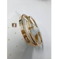 ราคา คู่2ชิ้น กำไลตะปู กำไลแฟชั่นอินเทรนด์5 6cm พร้อมส่ง (17631661339)