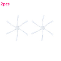 ราคา หุ่นยนต์ดูดฝุ่นหัวหกเหลี่ยมสีขาวอะไหล่แปรงด้านข้างสำหรับ Xiaomi 2C 1C 1T ไม้ถูพื้น2 Pro STYTJ01ZHM SKV4093GL Dreame D9 F9 L10 Pro (10952500977)