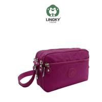 ราคา LINGKY LK09 กระเป๋าสะพายข้าง ผ้าร่ม ใช้ได้ทั้งผู้หญิงและผู้ชาย น้ำหนักเบา Crossbody bags (15967768434)