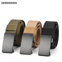 ราคา EERSHENSHI เข็มขัดยุทธวิธีทหารผ้าไนลอนเข็มขัดถักผ้าใบกลางแจ้งพร้อมหัวเข็มขัดอัลลอย (14035040016)