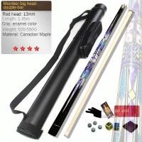 ราคา หัวคิวโต๊ะพูลถ่วงน้ำหนักสำหรับสนุ๊กเกอร์9ลูก8ลูกหัวคิวโต๊ะพูลไม้บิลเลียด1 2 10มม 13มม พร้อมเคสและของขวัญฟรี (20472880380)