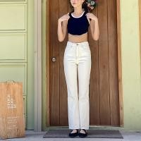 ราคา something appareks Mario jeans white (20901481815)