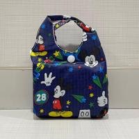 ราคา กระเป๋าช้อปปิ้ง ลดโลกร้อน กระเป๋าผ้าพับได้ ลายการ์ตูน เนื้อหนา ขนาดพกพา ชุด 2 (19778105896)