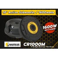 ราคา ซับยางอะไหล่ 10 นิ้ว ติดตั้งง่ายตรงจุดวางยางอะไหล่ NAUTILUS CR1000M 10 Active Subwoofer 1600Watts (12502431117)