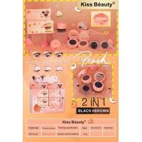 ราคา KISS BEAUTY Eyebrow Gel Eyeliner เซตคิ้วสวย ตาหวาน 2 in1 (15896758366)