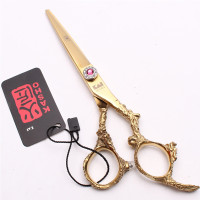 ราคา Kasho 440C 6นิ้วตัดผมกรรไกรแบนฟันกรรไกร Hairdressing Clipper Salon Tools (16830653991)