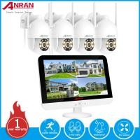 ราคา ANRAN ชุดกล้องวงจรปิดไร้สาย 3MP 5MP ip Camera CCTV KIT 8CH 12 inch LCD แสดง ชุดกล้องวงจรปิด ฟรีอะแดปเตอร์ APP หมุนได้ บันทึกเสียงได้ (20515231732)