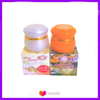 ราคา ครีมไข่มุกบัวหิมะ 2 สุูตร 20g สูตรขมิ้น สูตรไขมมุกผสมบัวหิมะ 2 กล่อง (6738924410)