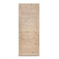 ราคา ประตูไม้สน บานเดี่ยว สไตล์โมเดิร์น ไม่ทำสี ใช้เป็นบานเปิดหรือบานเลื่อนได้ จัดส่งฟรี (12721002614)