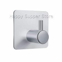 ราคา Happy ตะขอสแตนเลส ตะขอติดผนัง ตะขอ 3M ไม่ต้องเจาะ hook up (16059624563)