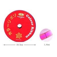 ราคา พร้อมส่ง ริบบิ้นพับเหรียญ เหรียญโปรยทาน ริบบิ้นขอบทอง 1 ม้วน คละสี (16914489702)