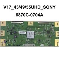 ราคา 1 ชิ้น TCON บอร์ด V17 43 49 55UHD SON MEMC 60Hz Ver0 3 6870C 0704A ทีวี T CON Logic Board (19974444295)