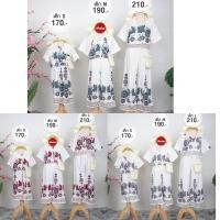 ราคา ชุดครอบครัว อ่านรายการดีๆนะคะขายแยกชิ้นจ้า ชุดเซ็ทครอปขายาวเด็ก ผู้ใหญ่ ผ้าไหมอิตาลี ชุดแม่ลูก ชุดคู่แม่ลูก ลายดอกไม้ (19917858414)