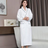 ราคา Smartconn 100 เสื้อคลุมอาบน้ำผ้าฝ้ายผู้หญิงวาฟเฟิลกิโมโนเสื้อคลุมอาบน้ำชุดนอนสปาเสื้อคลุมชุดนอนดูดน้ำเสื้อคลุมอาบน้ำเพื่อนเจ้าสาวเสื้อคลุมเสื้อคลุมอาบน้ำฤดูใบไม้ร่วงเสื้อคลุม (2020504491)