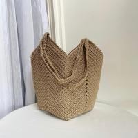 ราคา Granny bag กระเป๋าถักเชือกร่ม สะพายข้าง ไซร์ L (14786100366)