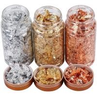 ราคา WOOLOVE 1กล่อง Glitter Nail Art ฟอยล์กระดาษแต่งหน้าเครื่องประดับไม่สม่ำเสมอ Shiny Foil Leaf Gold Flakes เล็บสติ๊กเกอร์ DIY เล็บตกแต่ง (9529211159)