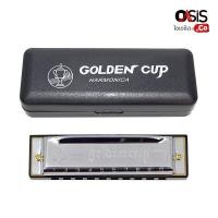 ราคา เม้าส์ออแกน ฮาร์โมนิก้า Harmonica Golden Cup ทุกคีย์ 10 ช่อง 16 ช่อง เม้าส์ออแกน golden cup เมาส์ออแกน ฮาร์โมนิก้า เม้า ออแกน คีย์ c ขาเม้าออแกน เม้าออแกน (6755608421)