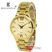 ราคา BALENCIA Fasion Wacth นาฬิกาข้อมือผู้ชาย สแตนเลสแท้ รุ่น W 2283 G G สีทอง (352812488)