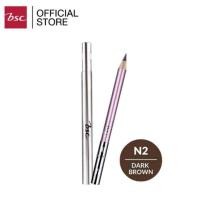 ราคา ดินสอเขียนคิ้ว BSC Eyebrow Pencil N2 สีน้ำตาล 1 แท่ง คิ้วสวย สีติดทน (19999488098)