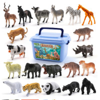 ราคา ของเล่นสวนสัตว์จำลอง ฟิกเกอร์ โมเดลสัตว์จำลอง 58 ชิ้น โมเดลสัตว์ฟาร์ม เสริมจินตนาการของเด็กในการเรียนรู้ มีกล่องเก็บ (20968477474)