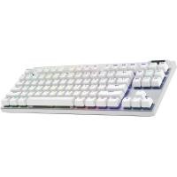 ราคา Logitech G Logitech G PRO X TKL Lightspeed Wireless Gaming Keyboard Ultra Portable Tenkeyless Design LIGHTSYNC RGB PBT keycaps Tactile Switches GX Brown White White Gen 2 Wireless Tactile Keyboard (20