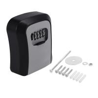 ราคา Key Lock Box Wall Mounted Key Safe Box Weatherproof 4 Digit Combination Key Storage Lock Box Indoor Outdoor (17324808474)
