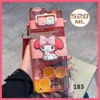 ราคา กระติกน้ำพลาสติกขวดน้ำลายซานริโอ้มี2แบบหัวดื่ม ขนาด 520 ml (17512109048)