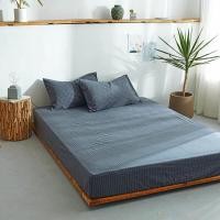 ราคา MUJI Cotton Flat Bed Sheet Washed Cotton Mattress Protector (12952149156)