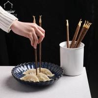 ราคา SWEEJAR ตะเกียบไม้ปีกไก่5คู่ เซ็ตซม ตะเกียบไม้ธรรมชาติปราศจากขี้ผึ้งสำหรับทาสีมีหางปลาของขวัญในครัวเรือนขนาด25ซม สไตล์จีน (12241400749)