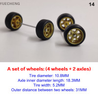 ราคา YUECHENG 4ชิ้น เซ็ต1 64ล้อขนาดสำหรับล้อยาง Hotwheels รุ่นรถแก้ไขชิ้นส่วน (19794536896)