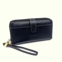 ราคา Benedetti 932 กระเป๋าสตางค์ หนังแท้ ซิปเดี่ยว มีฝา และสายคล้อง สำหรับผู้หญิง สีดำ เหลือง เขียวเข้ม น้ำเงิน แดง ม่วงอ่อน ขนาด 19 5 x 10 5 ซม (15865090099)