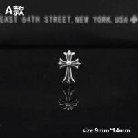 ราคา Chrome Heart pure silver high quality ch cross earrings female s925 sterling silver Japanese and Korean (19988346611)