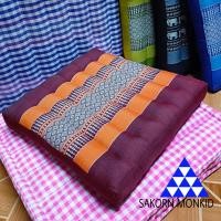 ราคา เบาะรองนั่ง Size 38x38x7 cm เบาะนั่งลายขิด เบาะนั่งลายไทย เบาะนั่งผ้าขิด (20973469444)