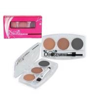 ราคา โอบิวซ์ พาเลทเขียนคิ้ว ชนิดฝุ่น คิ้วฝุ่น 3 โทนสี ชนาด6g OB039 Obuse Eyebrow (20335547099)