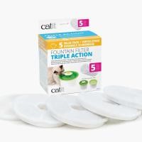 ราคา Catit น้ำพุให้น้ำอัตโนมัติ รุ่นดอกไม้ พร้อมแผ่นกรอง 1 ชุดความจุ 3 ลิตร 21x18 5x21Cm 1 ชุด (21181151035)