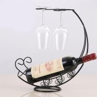 ราคา ชั้นวางไวน์โลหะสุดสร้างสรรค์ชั้นวางไวน์แบบแขวนชั้นวางแก้วไวน์โลหะ (21158612296)