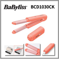 ราคา BABYLISS เครื่องยืดผมไร้สายขนาดเล็กพกพาได้เครื่องหนีบผมแผ่นเคลือบเซรามิกแบบคลื่นขนาดพอดีกับสี BCD1030CK (19670988179)