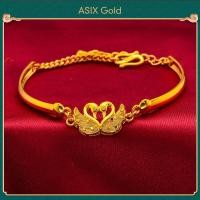 ราคา ASIX GOLD 3 in1 set ทองจริงคิตตี้แมวสร้อยคอ ทองจริงคิตตี้แมวแหวน จริงทองคิตตี้แมวสร้อยข้อมือ24พันทองไม่ใส่ร้ายป้ายสีไม่ซีดจาง (13371032322)