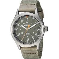 ราคา Timex Mens TW4B14000 Expedition Scout 40 Green Gray Leather Nylon Strap Watch (15002300624)