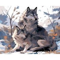 ราคา RUOPOTY Wolf และภาพวาดตกแต่งผนังด้วยตัวเลขสำหรับผืนผ้าใบภาพวาดทำมือชุดผู้ใหญ่ระบายสีตามหมายเลขวาดภาพสำหรับศิลปะบ้าน (20520435608)