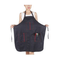 ราคา ผ้ากันเปื้อนสีดำบาร์เบอร์ Shop ห้องครัวทำอาหารผ้ากันเปื้อนสำหรับพ่อครัวเสิร์ฟกันน้ำผ้ากันเปื้อนป้องกันทำงานเป็นกลาง (14780336835)