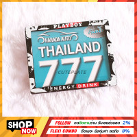 ราคา Motorcycleกันน้ำ กรอบป้ายทะเบียนรถมอเตอร์ไซค์ สแตนเลสรุ่นกันน้ำ แถมฟรีชุดน็อตพร้อมวิธีติดตั้ง (10273337359)