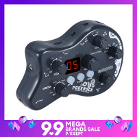 ราคา ammoon เอฟเฟคกีต้าร์ หมุดกีต้าร์ PockRock Guitar Multi effects Processor Effect Pedal 15 Effect Types 40 Drum Rhythms Tuning Function with Power Adapter (17175238959)