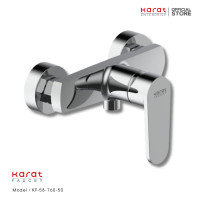 ราคา Karat Faucet ก๊อกผสมยืนอาบแบบก้านโยกติดผนัง สำหรับฝักบัวสายอ่อน รุ่น KF 58 760 50 (20908629497)