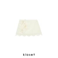 ราคา KLOSET Lace Mini Skirt Embellished Ribbon PF22 S001 กระโปรงเอวต่ำ กระโปรงผู้หญิง กระโปรงผ้าลูกไม้ กระโปรงแต่โบว์ กระโปรงสั้น กระโปรงแฟร์ชั่น (20344180137)