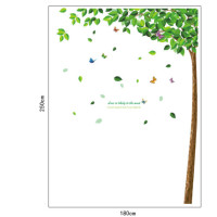 ราคา สติ๊กเกอร์ติดผนัง ขนาดใหญ่ 2m 3m ต้นไม้ กิ่งไม้ ดอกไม้ สติ๊กเกอร์ ต้นไม้ สีเขียว พร้อมส่ง สติ๊กเกอร์ (10113187307)