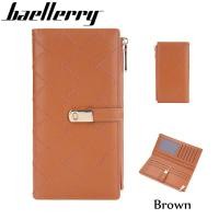 ราคา Baellerry กระเป๋าสตางค์ทรงยาวสำหรับผู้หญิงกระเป๋าเงินแฟชั่นกระเป๋าสตางค์หนังกระเป๋าเงินกระเป๋าถือ2023กระเป๋าสตางค์สตรีซองใส่บัตร (17299581740)
