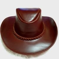 ราคา หมวก คาวบอย หนังวัวแท้ทั้งใบ หมวกหนัง100 พร้อมส่ง ในไทย (21249345618)
